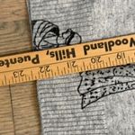 Vintage Style Kemp Deer Sweater Top Gray Black Ladies Print V Neck Fashion 110 Size 00 Photo 3