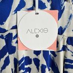 Alexis  x‎ Target Women’s XS Sleeveless Elegant Floral Midi Cocktail Blue Dress Photo 5
