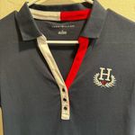 Tommy Hilfiger navy and white polo shirt Photo 1
