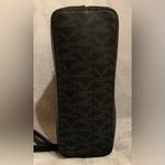 Michael Kors NWOT Cindy Dome Black Leather Signature MK Crossbody Photo 4