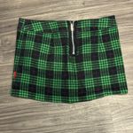 Tripp NYC Green & Black Plaid Mini Skirt | Size S Photo 1