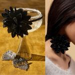 Free People From Dusk Till Dawn Choker in Black NWT Goth WhimsiGoth Punk Photo 1