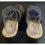 Clarks Collection Mules Clogs Shoes Size 8.5 Brown Soft Cushion Slip On Leather Photo 3