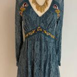 Miami Teal Lace Mini Dress NWOT Photo 0