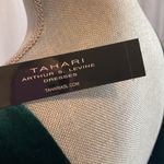 Tahari  Long Sleeve V-Back Velvet Gown - Size 14 Photo 8