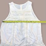 Socialite Y2K Lace Boho Open Back Tank Top Size Small Photo 3