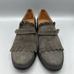 Sixty Seven Suede Kiltie Gray Women’s Shoes Slip On Fringe Made in Spain Size 38 Photo 1