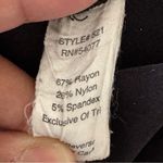 CAbi pull on stretch knit criss cross waistband dress black pants size medium Photo 4