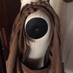 CYNTHIA VINCENT Brown Suede Hobo Bag. Grommets. Vintage ✩ Photo 4