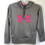 Under Armour Women's Long Sleeve ColdGear Semi-Fitted Pullover Hoodie Gray X Photo 0