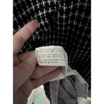 ZARA Black and White Work Dress Flowers with Blue detailing Corpcore Short Dress Photo 7