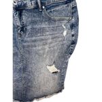 Torrid  Distressed Acid Washed Mid-Rise Casual Denim Pencil Skirt Photo 1