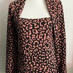RACHEL Rachel Roy • Pink Leopard Sweater Dress Size L Photo 1