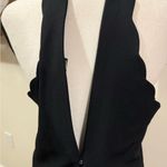 Lulus | Black Scalloped Mini Dress Photo 2