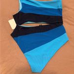 Beach Riot  Joyce One-Piece Swimsuit Marine Colorblock Sz Large NWT Photo 7