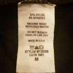 🛍Zebra Print Crop Top Size Medium Black Photo 6