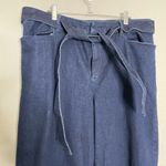 Eloquii  Chambray Tie Waist Trouser 16L Photo 6