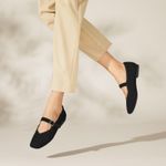 Vivaia Margot Mary Jane Comfort OldMoney Washable Arch Support Flats Black 7 Photo 5