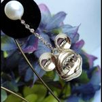 Mickey Mouse Dangle Earrings Gold Photo 3