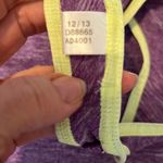 Adidas  climalite size small racer back tank top pretty purple green trim EUC Photo 6