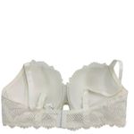 Curve Muse Lace Overlay Underwire Lined Bra 42D White Size undefined Photo 2