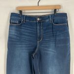 Bandolino  Straight Leg Jeans Womens 18 Blue Denim Cotton High Rise Medium Wash Photo 1