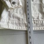 Avec Les Filles Oversized Denim Jean Jacket Off White Ruffled Feminine Sleeve M Photo 12