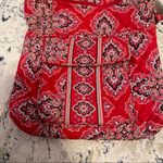 Vera Bradley  Red Bandana Quilted Adjustable Cross Body Bag Photo 4