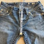Miss Me Women Embellished Jeans Signature Skinny Low Rise Stretch Tall 34" Sz 27 Photo 10