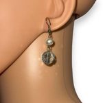Charming Charlie Seafoam Ball Dangle Hook Earrings Photo 1