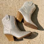 Forever Link Rhinestone Champagne Cowboy Ankle Boot Photo 3