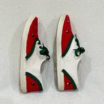 Watermelon Canvas Handmade Sneakers Size 8 Red Photo 10