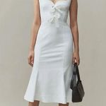 BHLDN NWT  Sweetheart Fit and Flare Bow Tie Midi Dress Photo 0