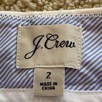 J.Crew NEW Tennis Racket 6” Chino Shorts White Size 2 Thick Fabric Bottoms NWOT Photo 3