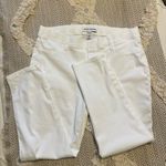 Amazon Essentials White Pull on jeans sz L Photo 1