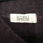 Koru New Zealand Merino Possum Fur Silk Soft Cozy Sweater Size large Purple Photo 1