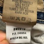 BKE  Buckle Jeans Women's 30x33 1/2 Hannah Stretch Western Biker Denim BKL182L Photo 9