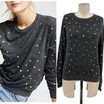 Spiritual Gangster Starry Vibes Gold Star Gray Sweatshirt Top Shirt Size XS Photo 1