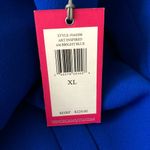 Vince Camuto Womens Coat Collarless Asymmetrical Zip Boxy Cobalt Blue Size XL Photo 3