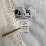 Vintage Lace Maxi Gown, Bell elbow‎ length sleeves, square Neck, size 11/12 White Photo 3