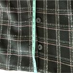 Vintage Bedford Fair plaid/striped Button Down Blazer Jacket Size 14‎ Black Photo 6