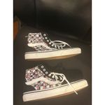 Vans Women's High Top Checker With Yellow & Pink Butterfly  Size 8 Photo 1