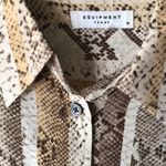 Equipment  Silk Snake Print Shirt Photo 1