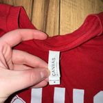 Bella Canvas Red Ohio State Graphic T-Shirt Photo 2