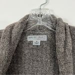 Barefoot Dreams CozyChic Lite Montecito Cardigan in Heathered Loden Carbon Photo 9