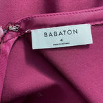 Aritzia Babaton Louie Dress Shift Sheath Mini Magenta Maroon Red Size US 4 Photo 11