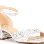 Alex Marie  Belami Pearl Square Toe Dress Sandals Size 8.5 Photo 0