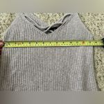 American Eagle Ribbed Sweater Tank Top Skinny Strap Purple Pink Women’s Size L Photo 5