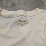 Madewell  Fine Ribbed Supercrop Crewneck Long Sleeve Tee Photo 3