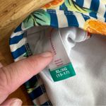 No Boundaries  Striped Citrus Floral Bikini Top Size XL (15–17) Photo 4